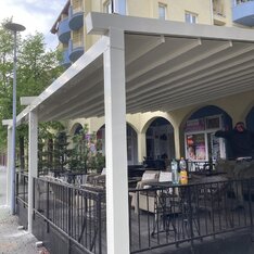 hliníková pergola na terasu